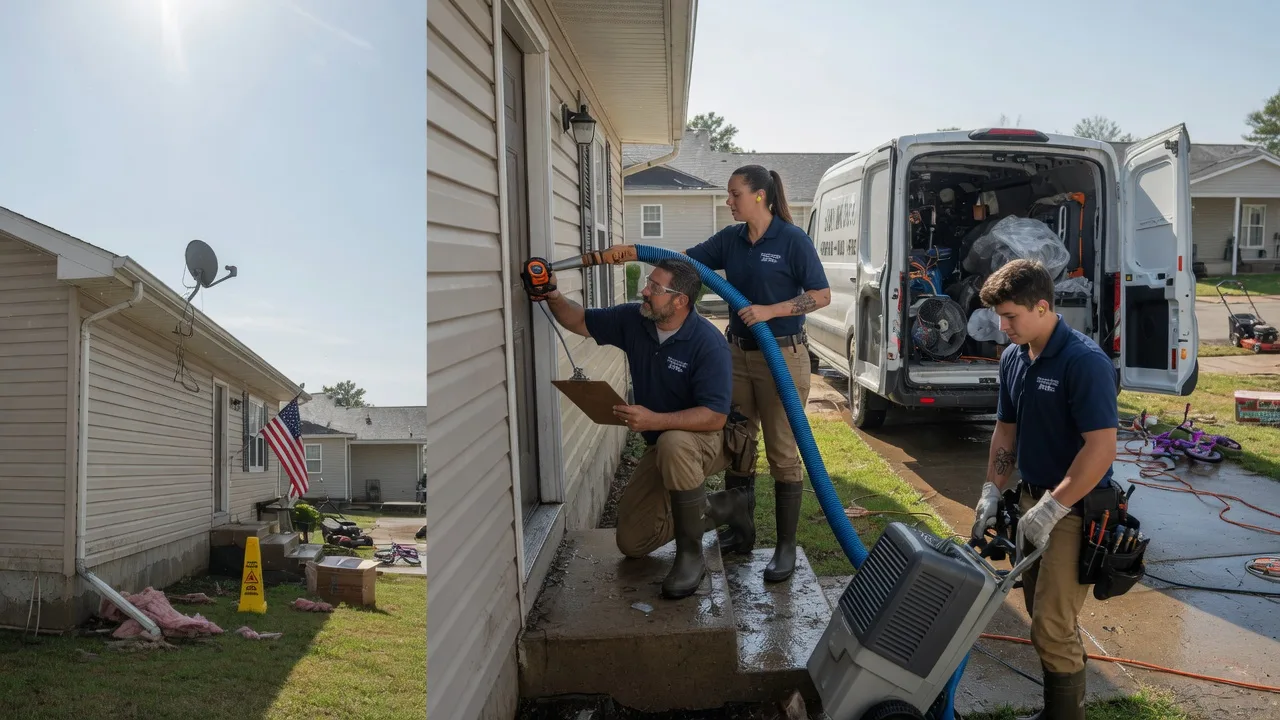 Ceiling Water Damage Restoration in Mountainburg, AR near me